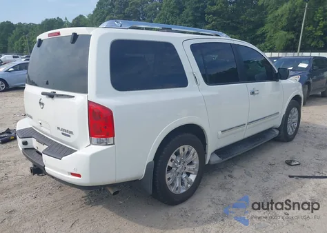2015 Nissan Armada Platinum from USA, damaged, VIN 5N1BA0NFXFN601653